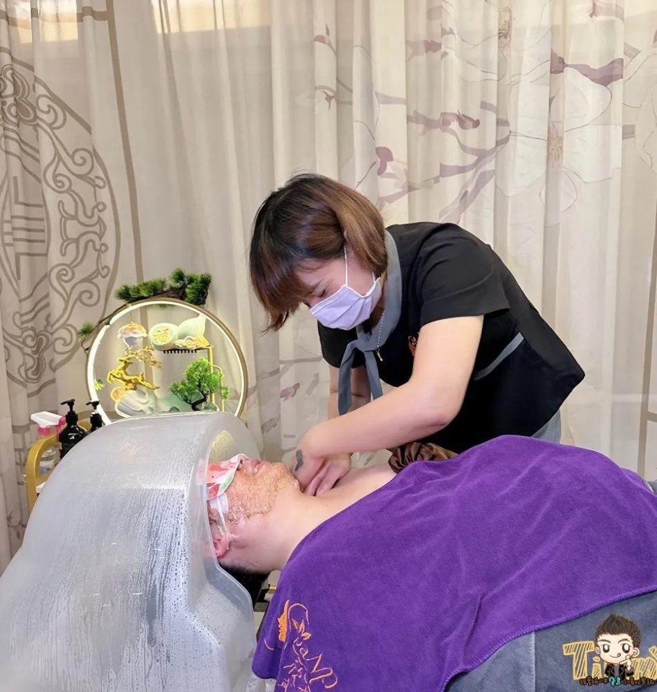 草本蒸熏頭部